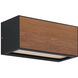Aether LED 4.33 inch Wood Outdoor Wall Mount
